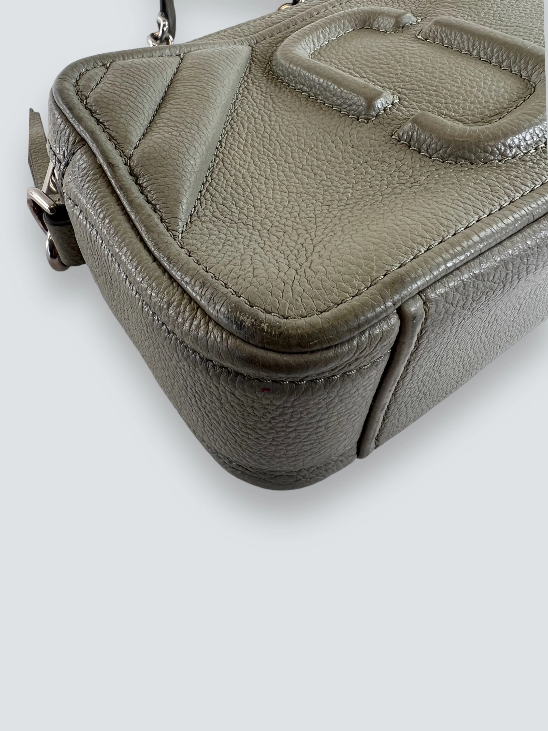 Marc Jacobs Grey The Moto Shot Crossbody