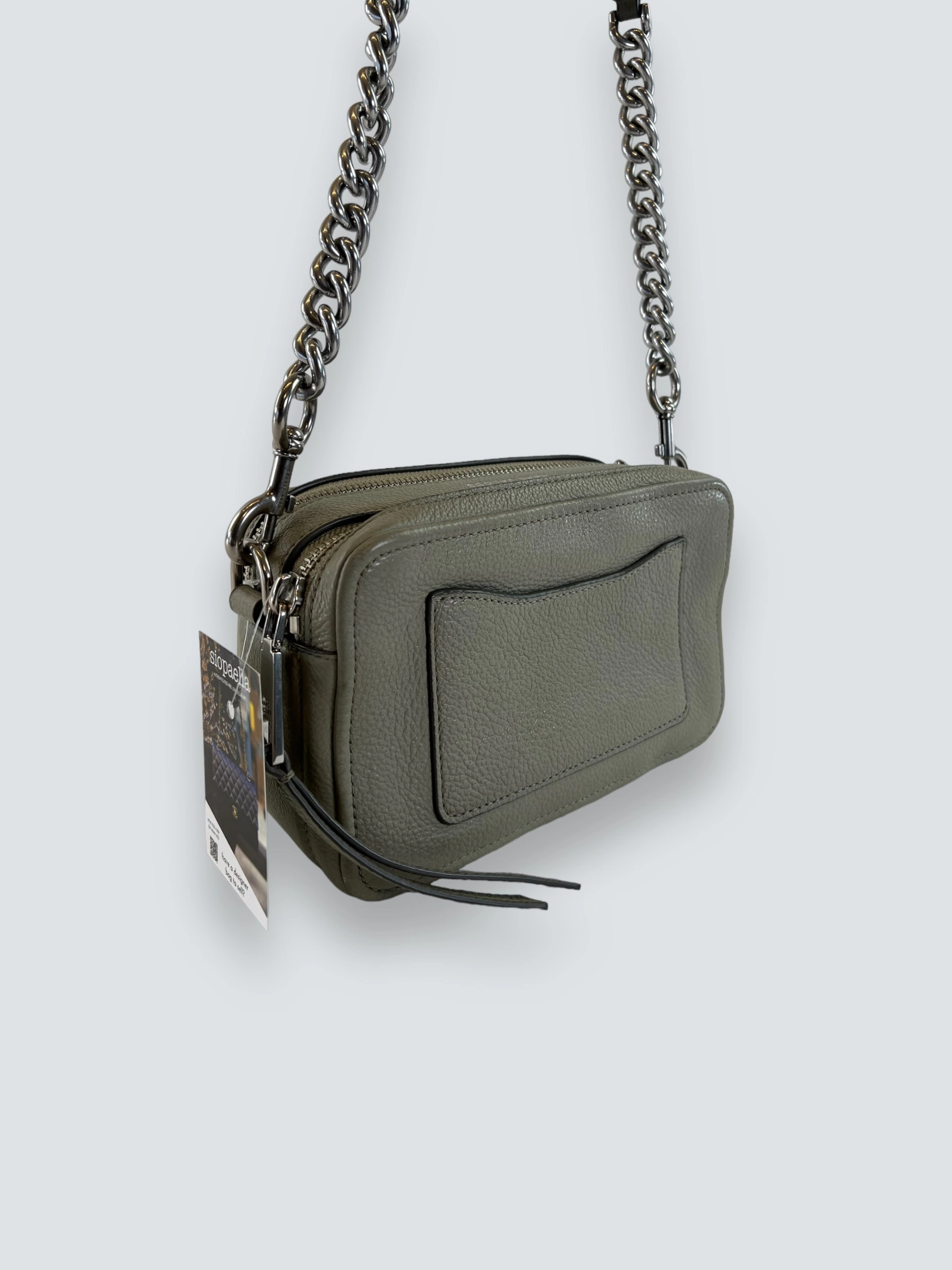 Marc Jacobs Grey The Moto Shot Crossbody