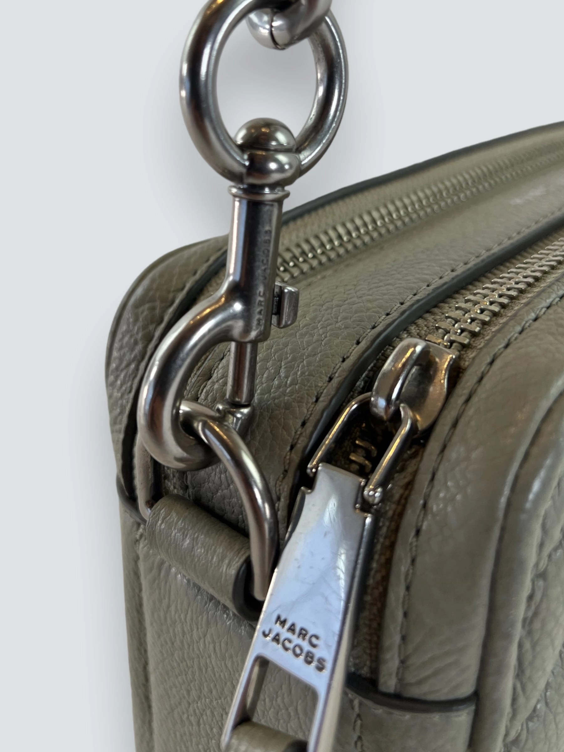 Marc Jacobs Grey The Moto Shot Crossbody