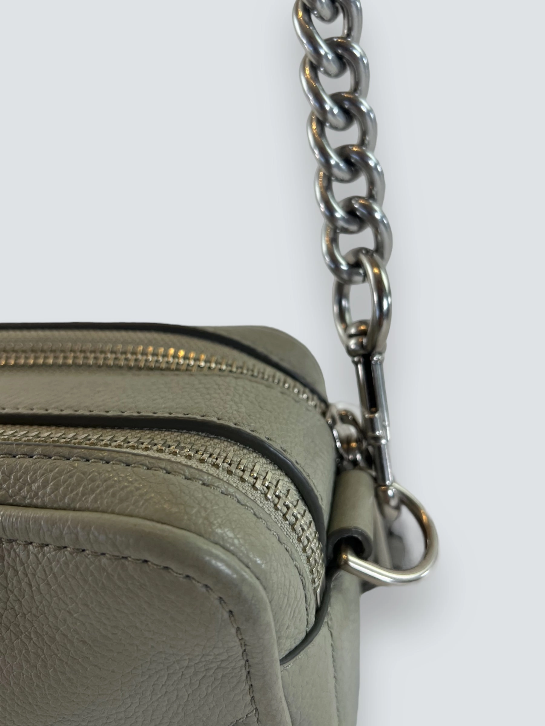 Marc Jacobs Grey The Moto Shot Crossbody