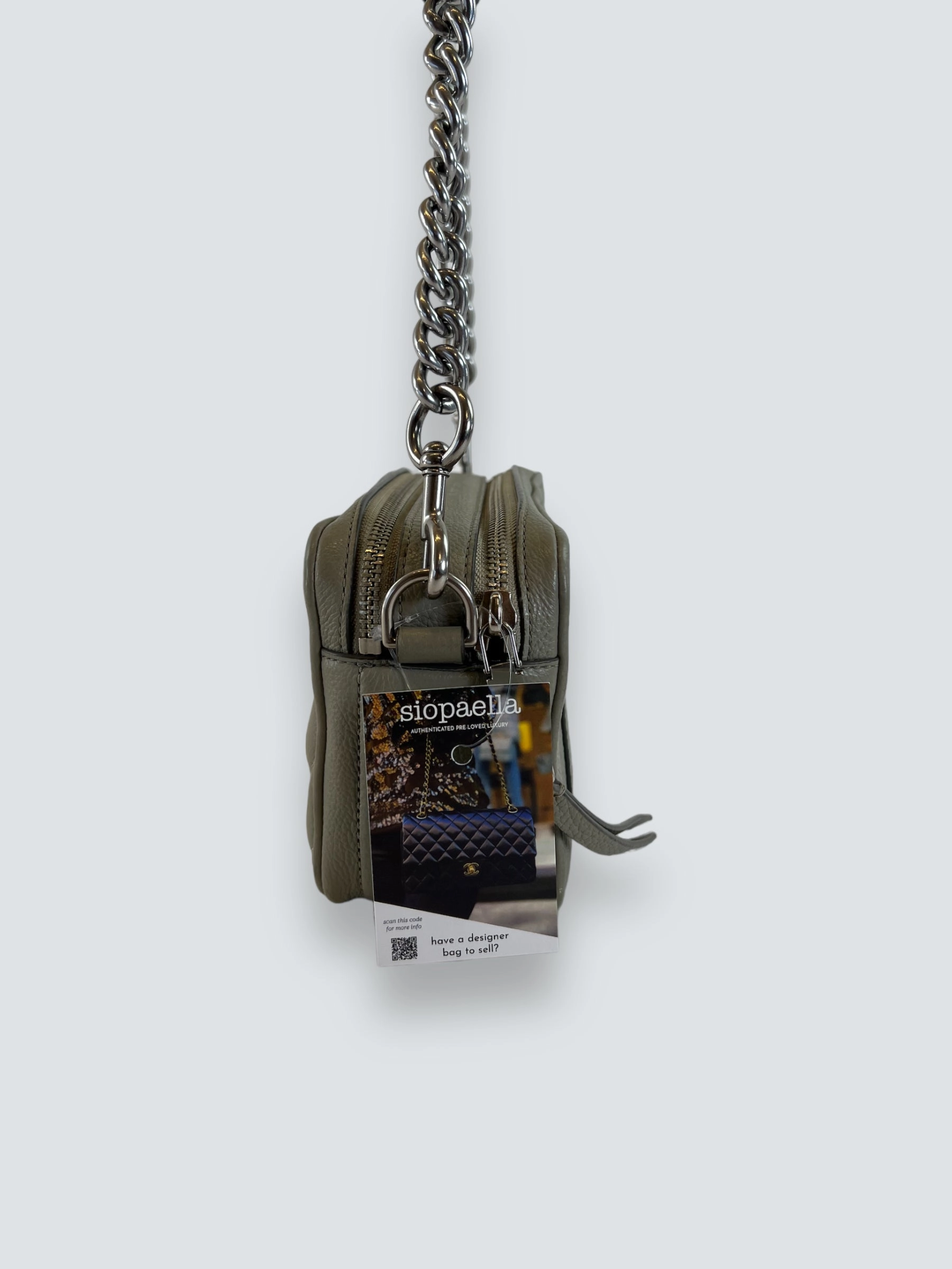 Marc Jacobs Grey The Moto Shot Crossbody
