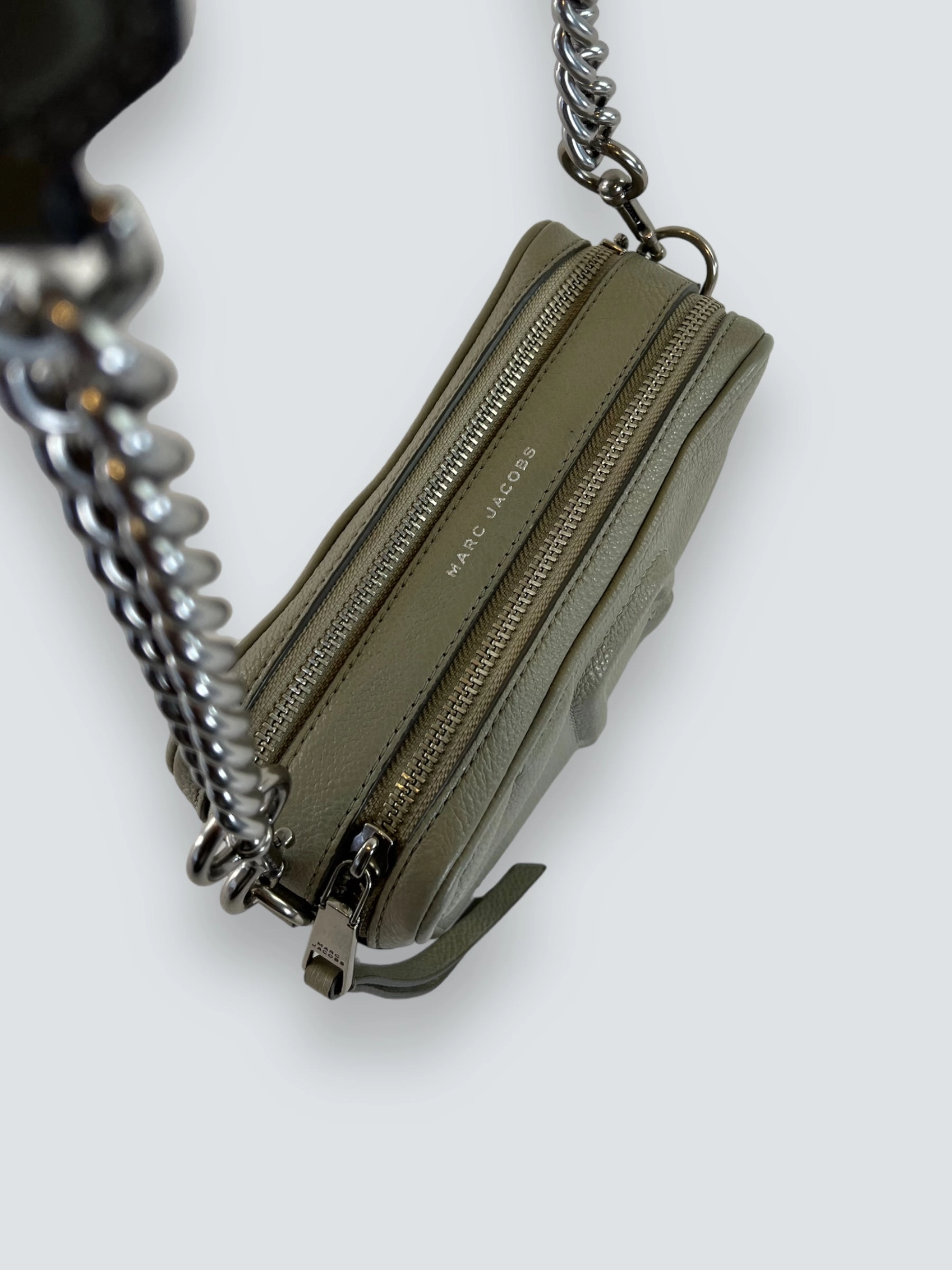 Marc Jacobs Grey The Moto Shot Crossbody