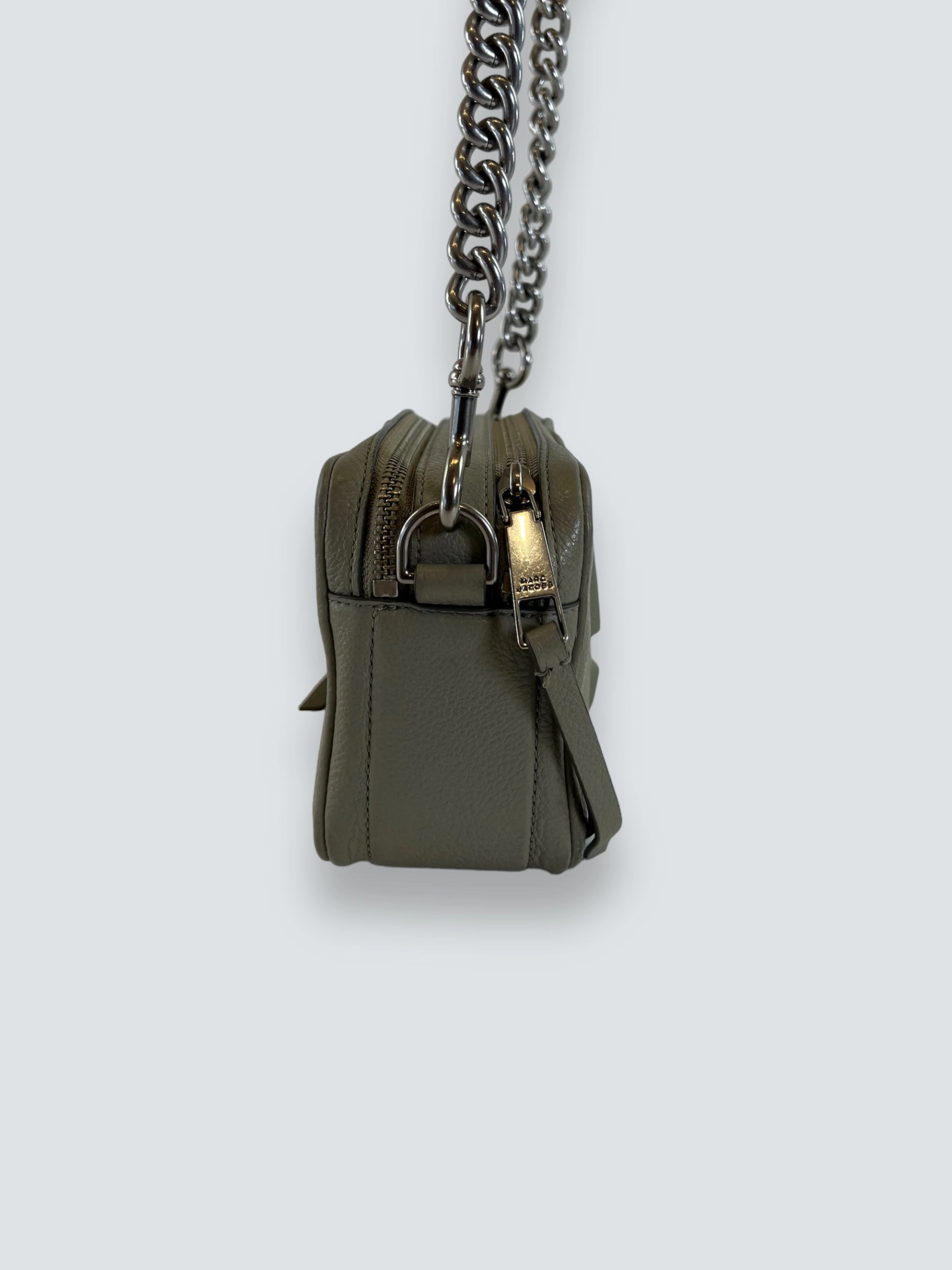 Marc Jacobs Grey The Moto Shot Crossbody