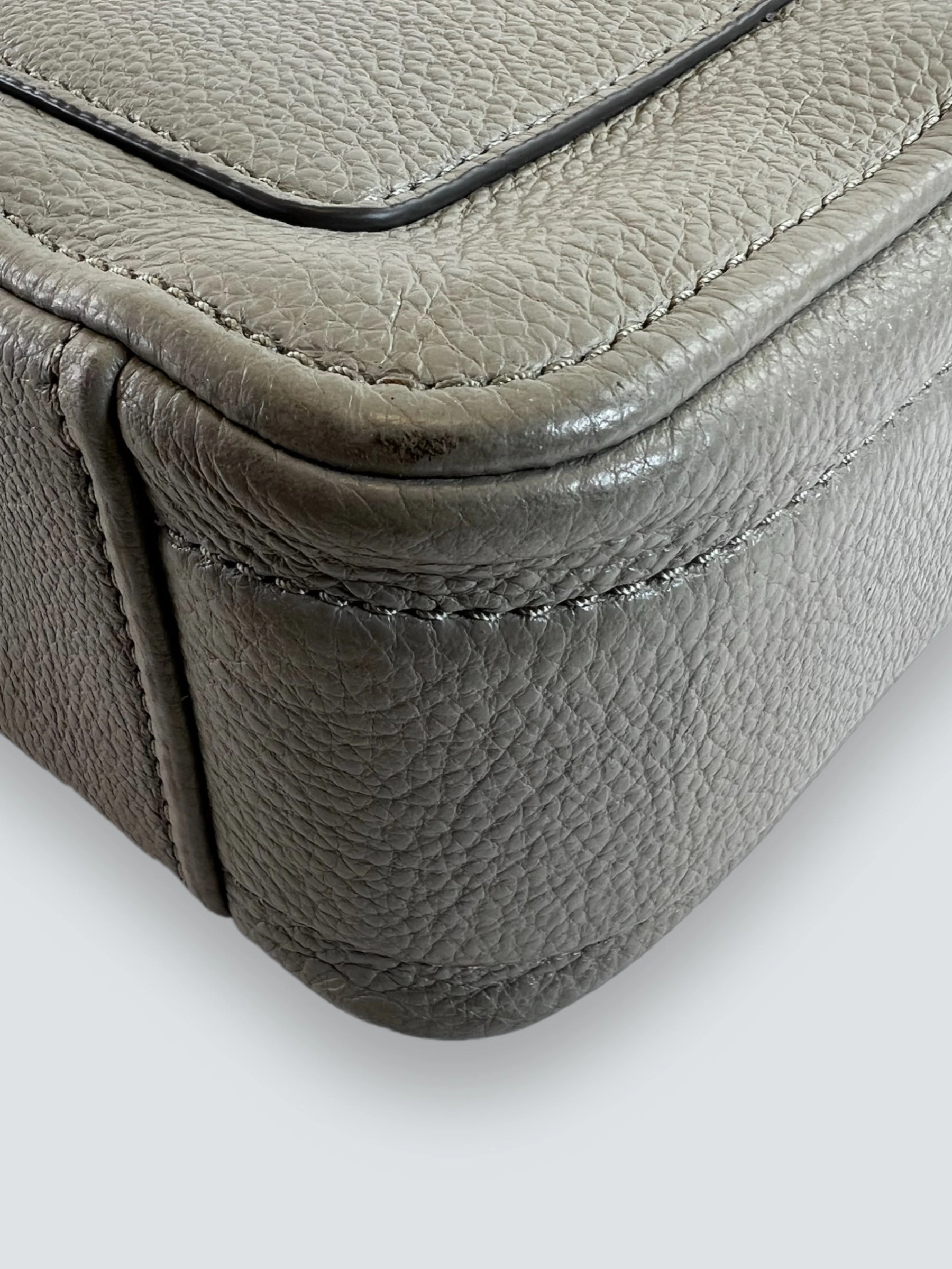 Marc Jacobs Grey The Moto Shot Crossbody