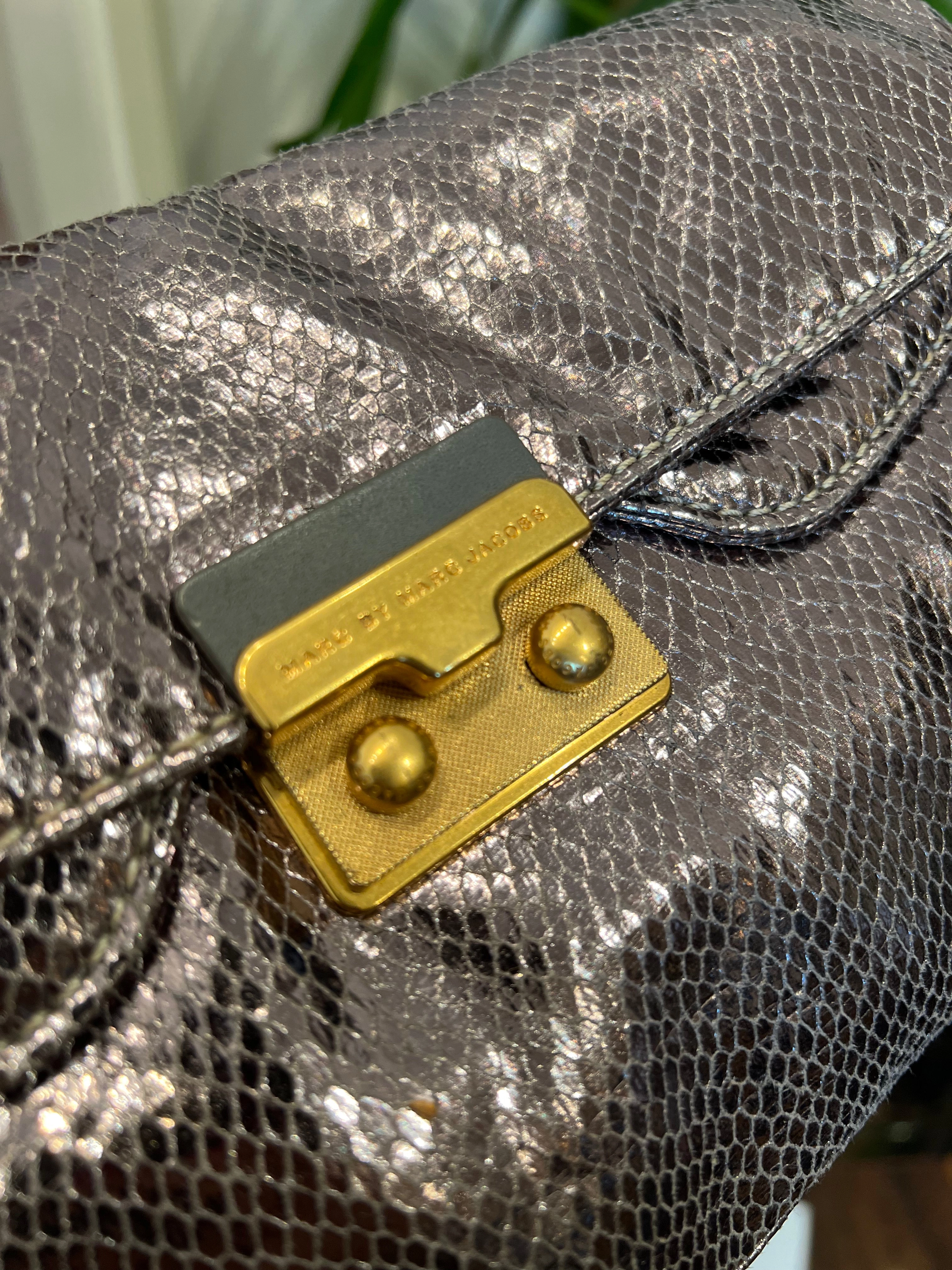 Marc Jacobs Metallic Clutch