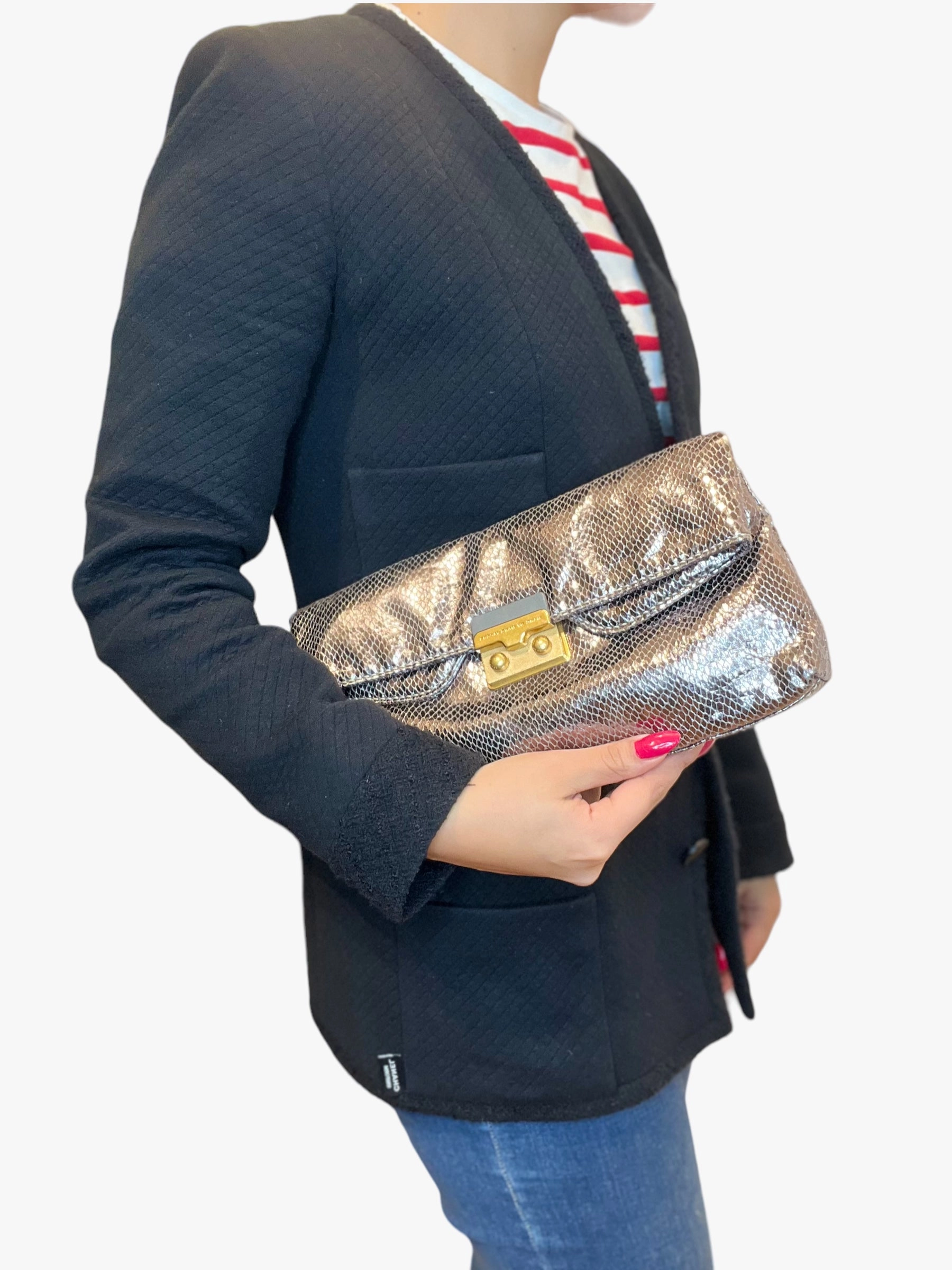 Marc Jacobs Metallic Clutch