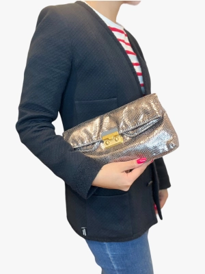 Marc Jacobs Metallic Clutch
