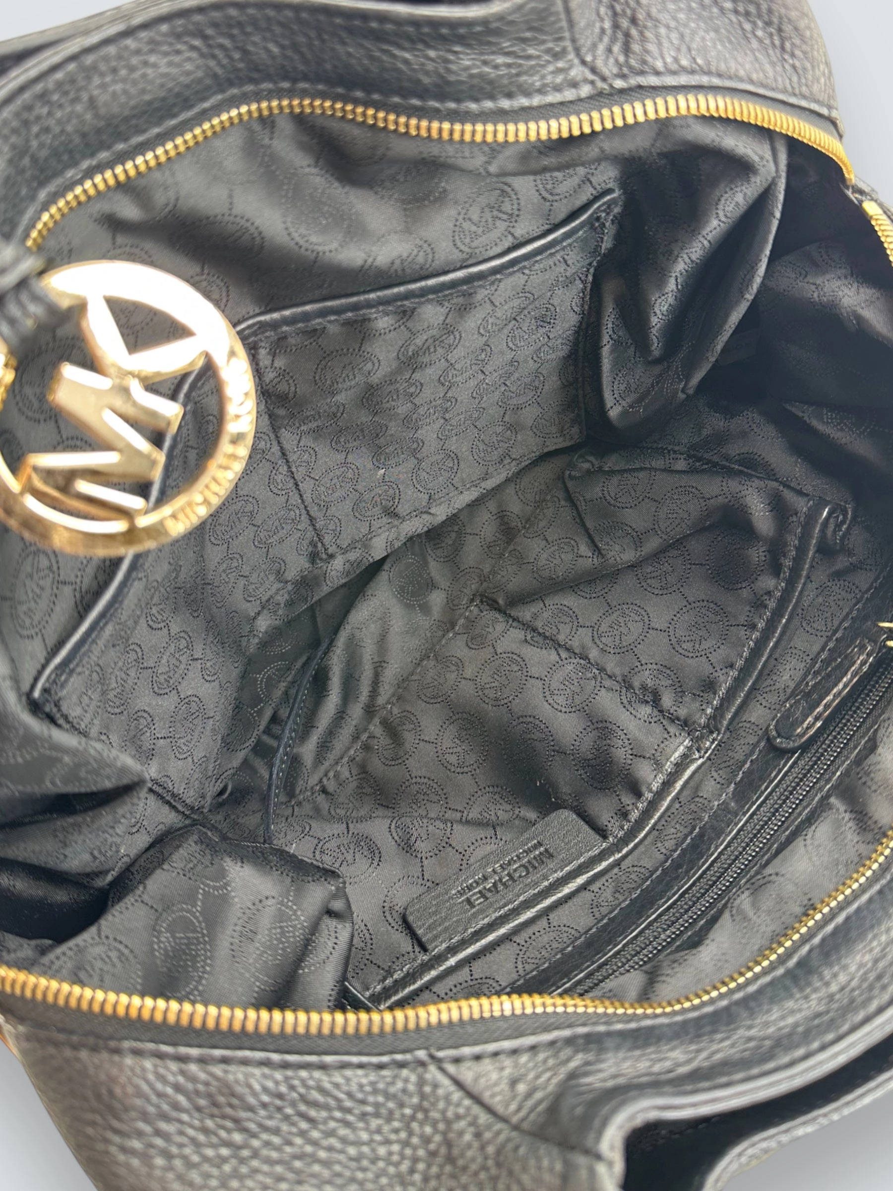 Michael Kors Black Leather Handbag