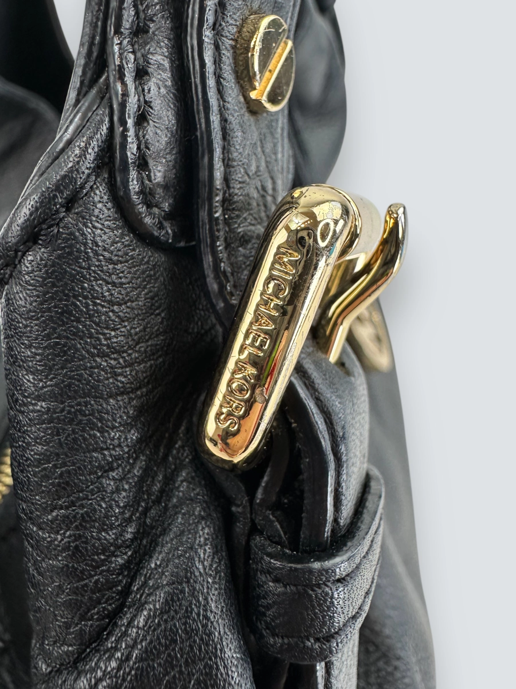 Michael Kors Black Leather Handbag