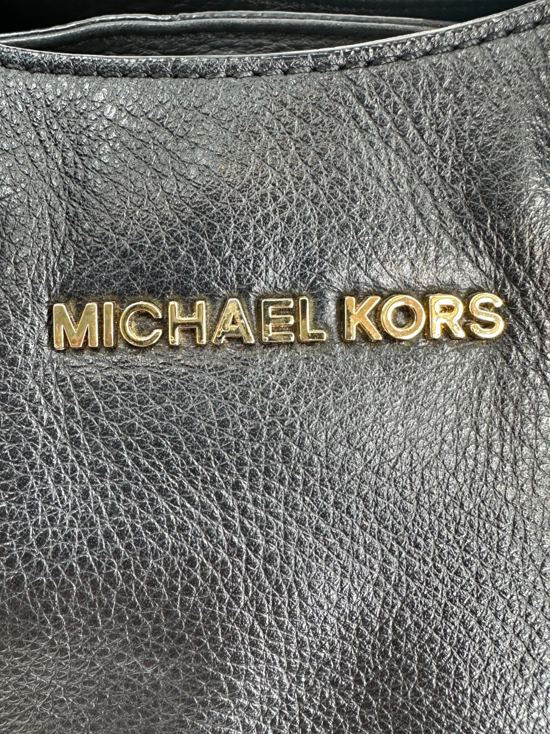 Michael Kors Black Leather Handbag
