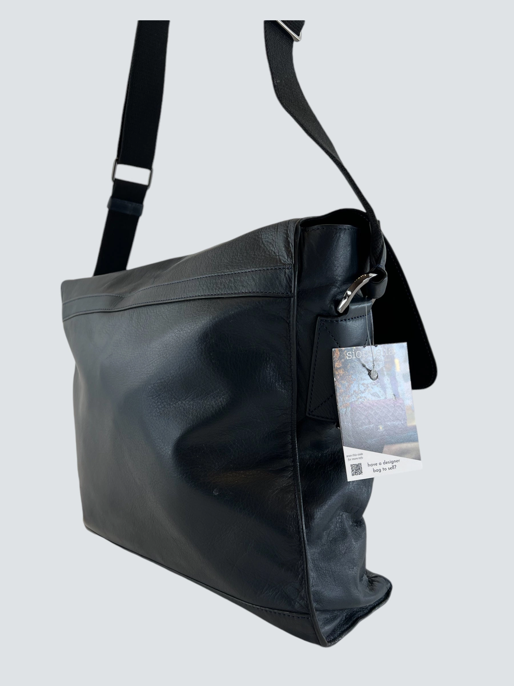 Mulberry Navy Handbag