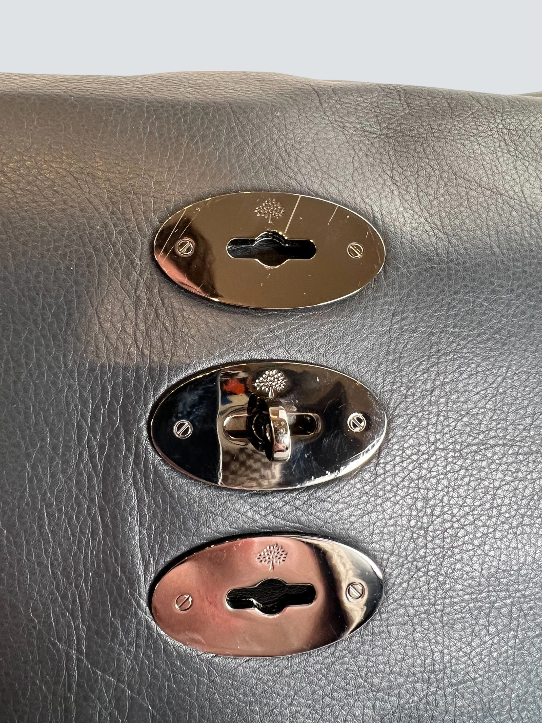 Mulberry Navy Handbag