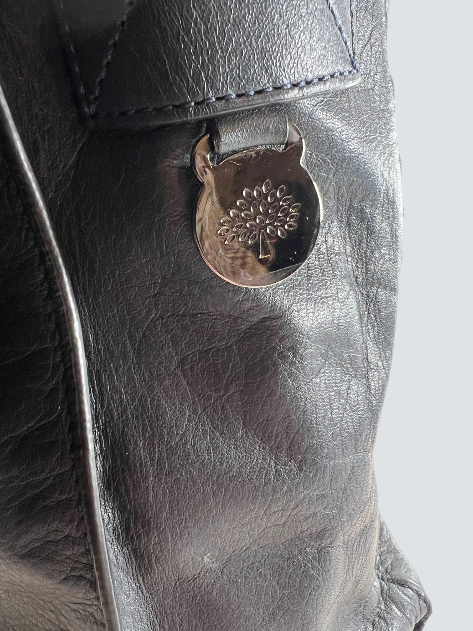 Mulberry Navy Handbag