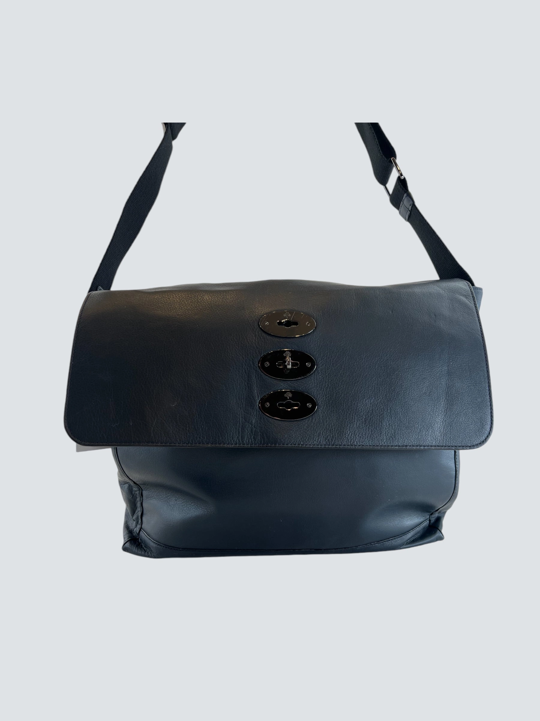 Mulberry Navy Handbag