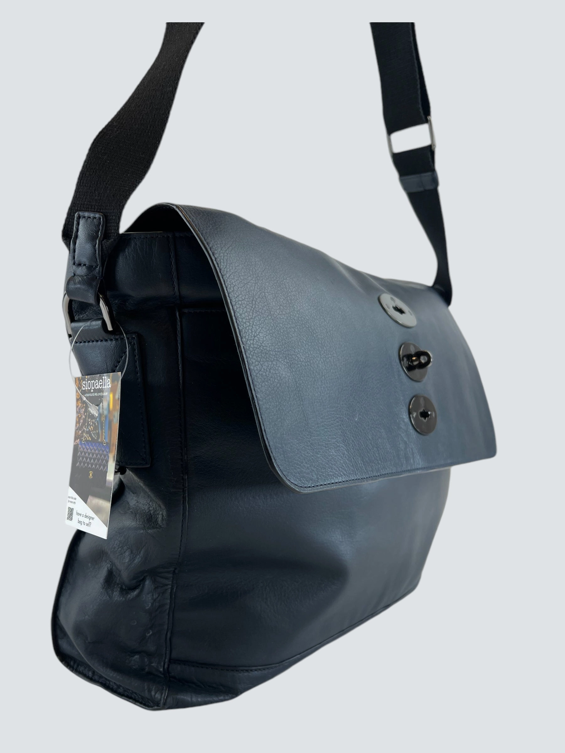 Mulberry Navy Handbag