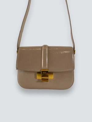 No. 21 Lolita Cream Leather Handbag
