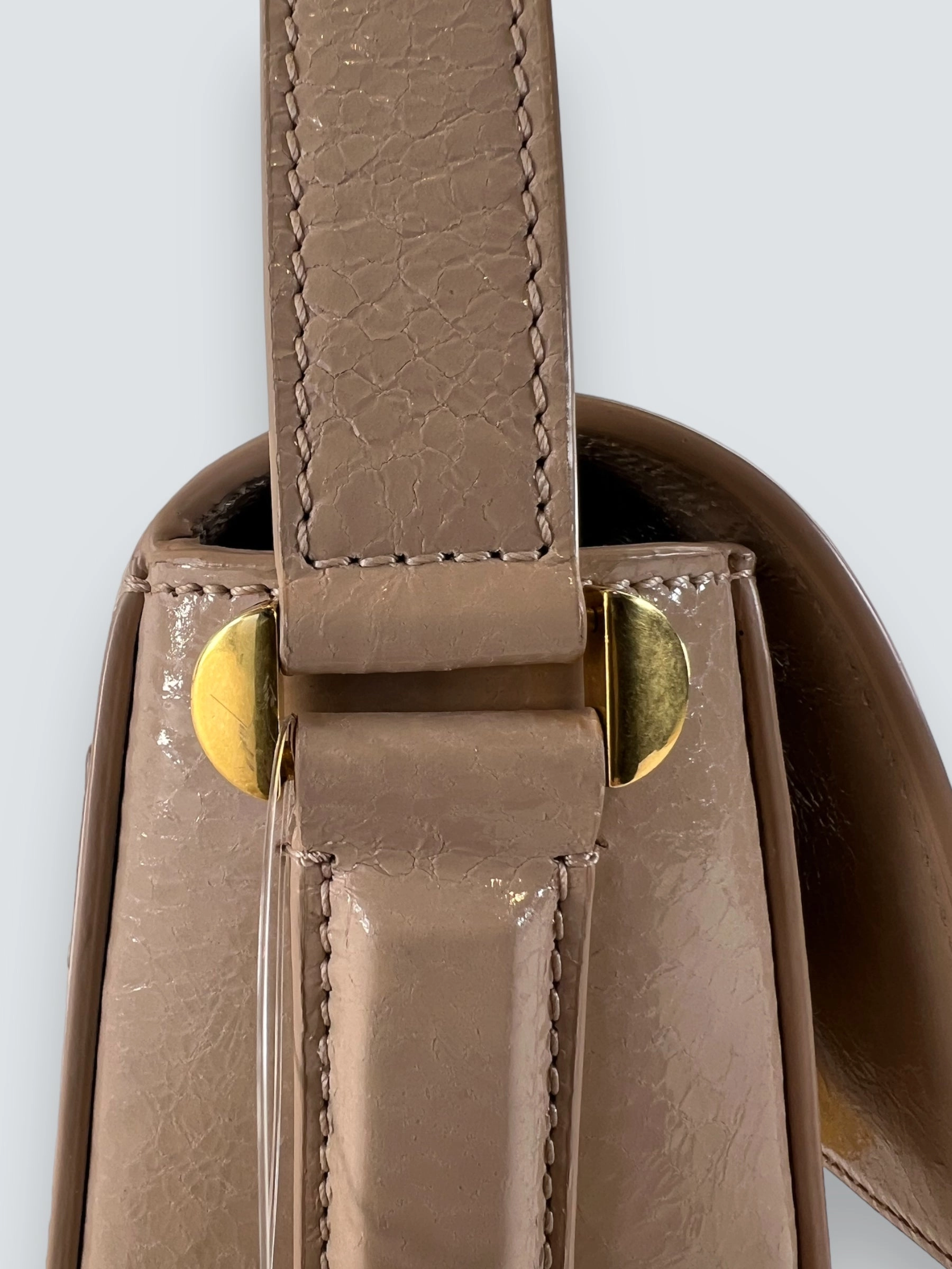 No. 21 Lolita Cream Leather Handbag