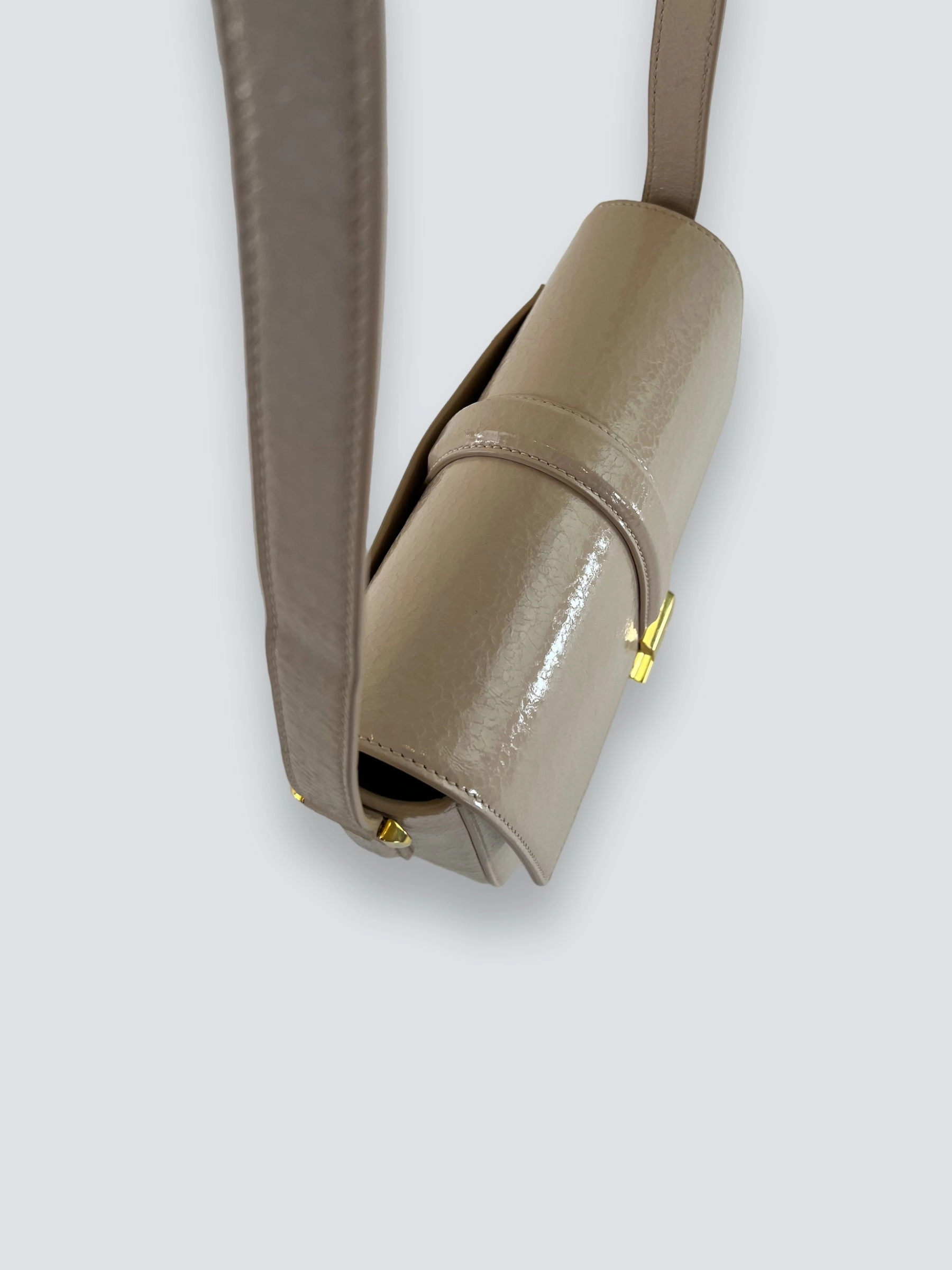 No. 21 Lolita Cream Leather Handbag