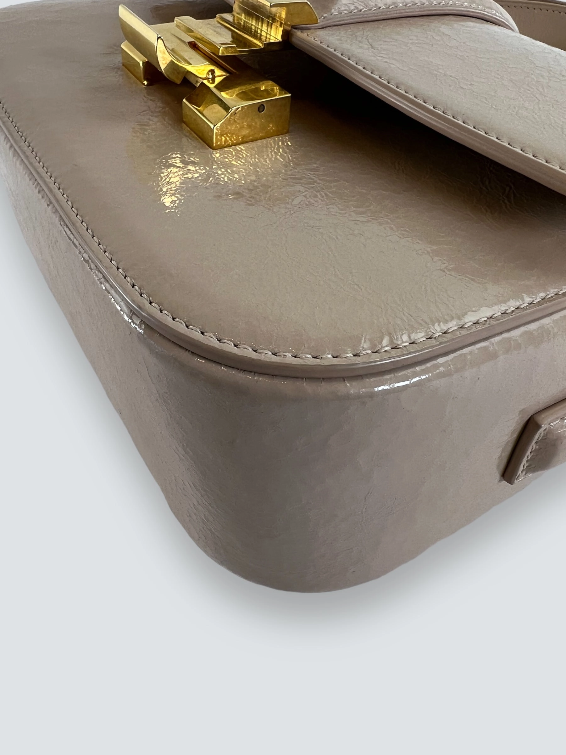 No. 21 Lolita Cream Leather Handbag