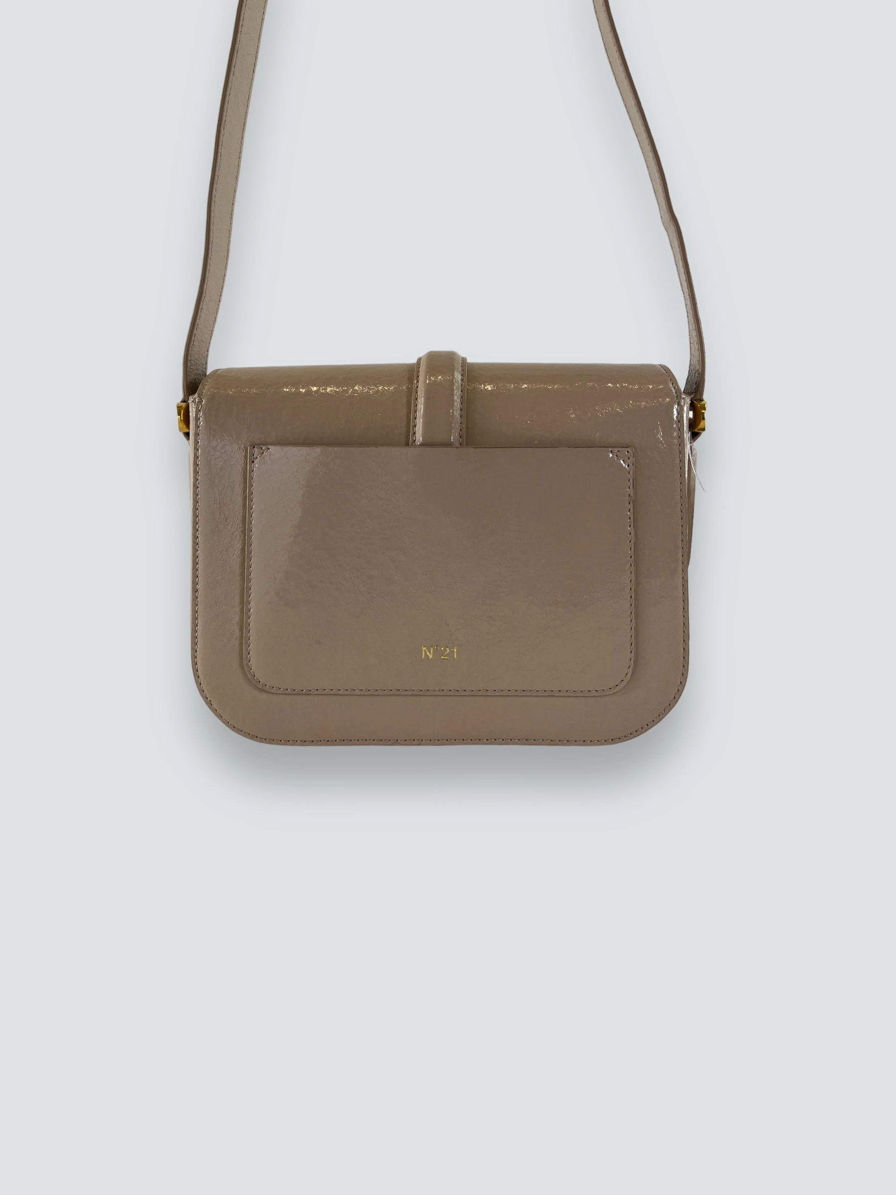 No. 21 Lolita Cream Leather Handbag