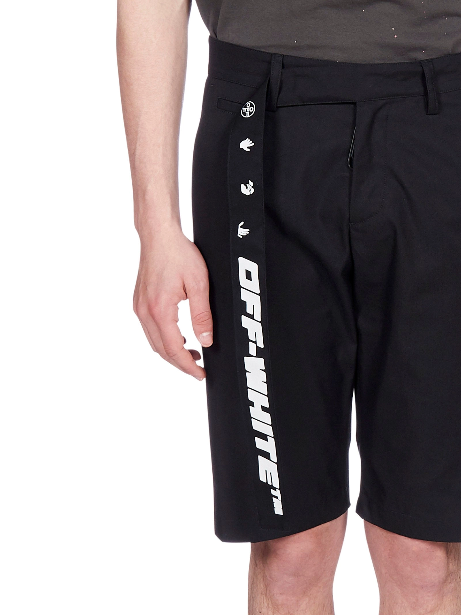 Off-White Industrial Belted Chino Shorts