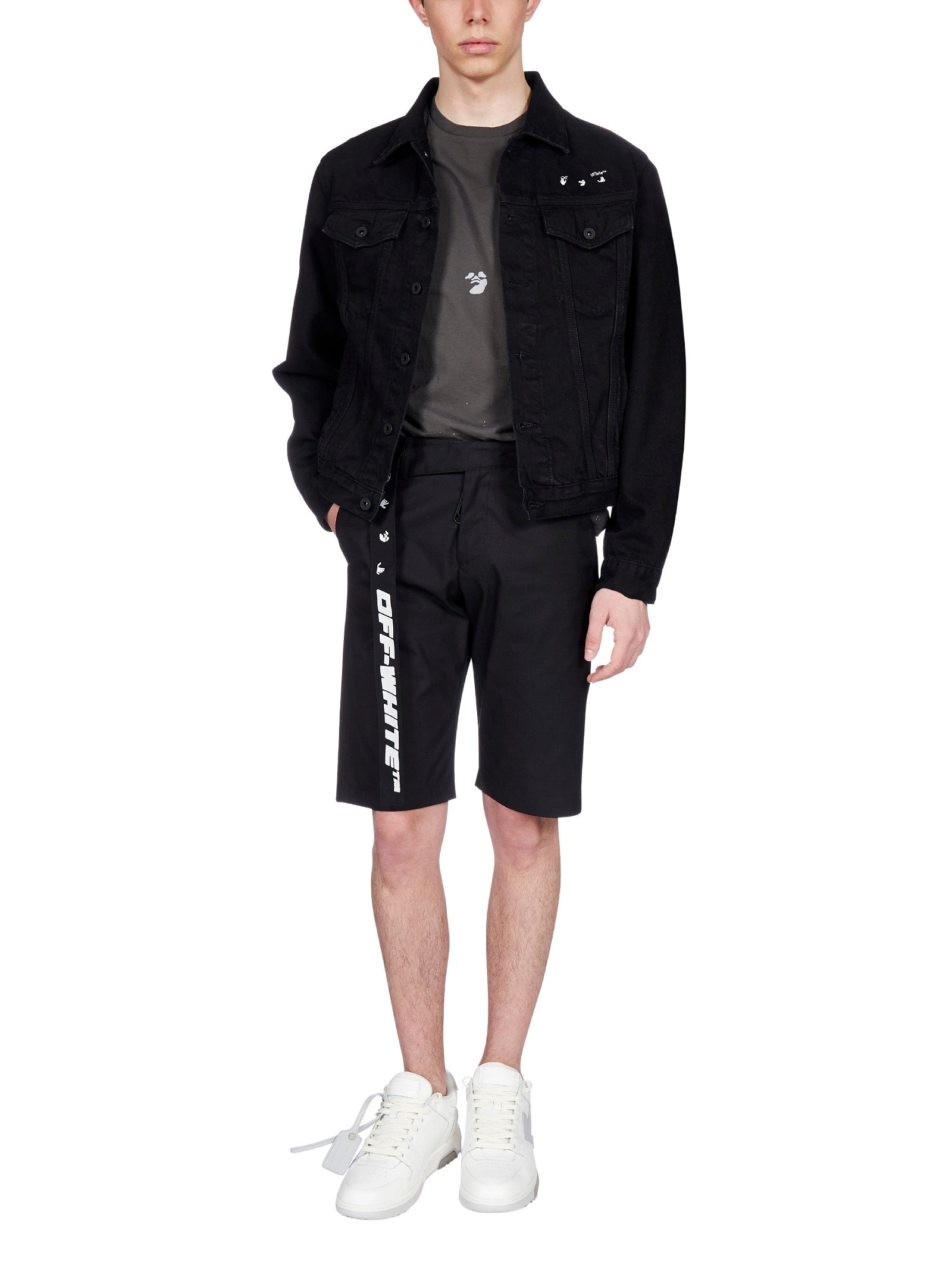 Off-White Industrial Belted Chino Shorts