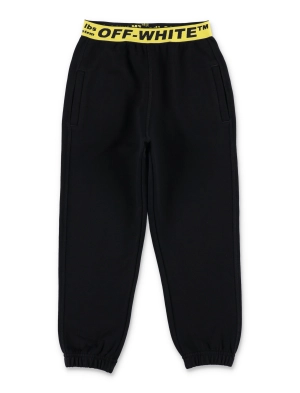 Off-White Kids Industrial Logo Waistband Sweatpants