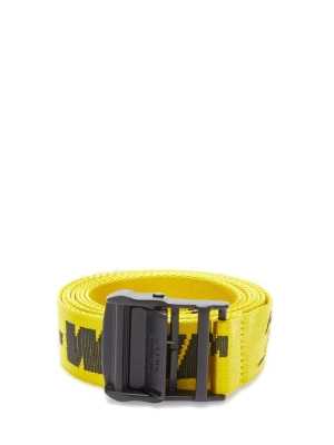 Off-White Quote Motif Logo Intarsia Industrial Belt
