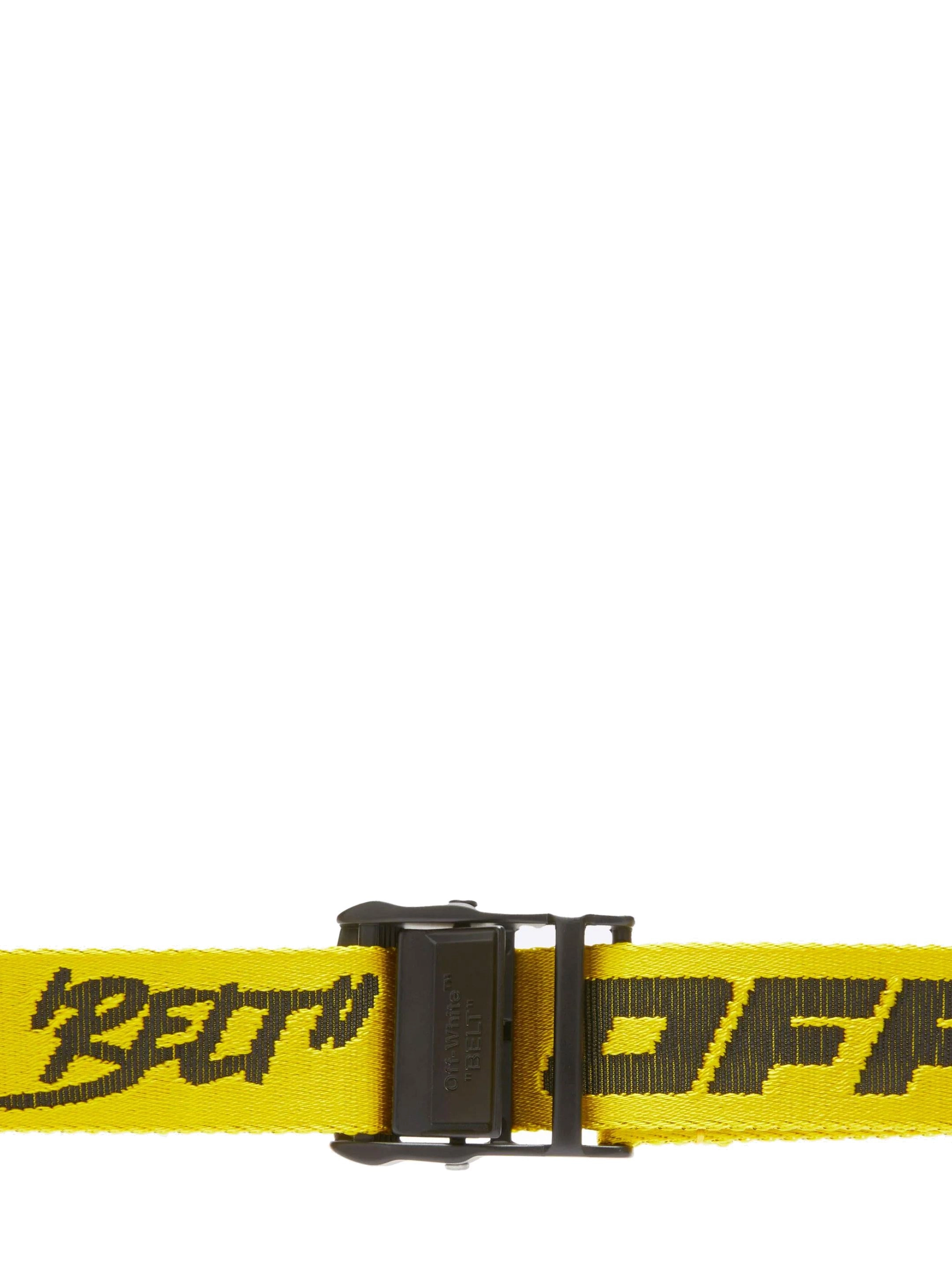 Off-White Quote Motif Logo Intarsia Industrial Belt