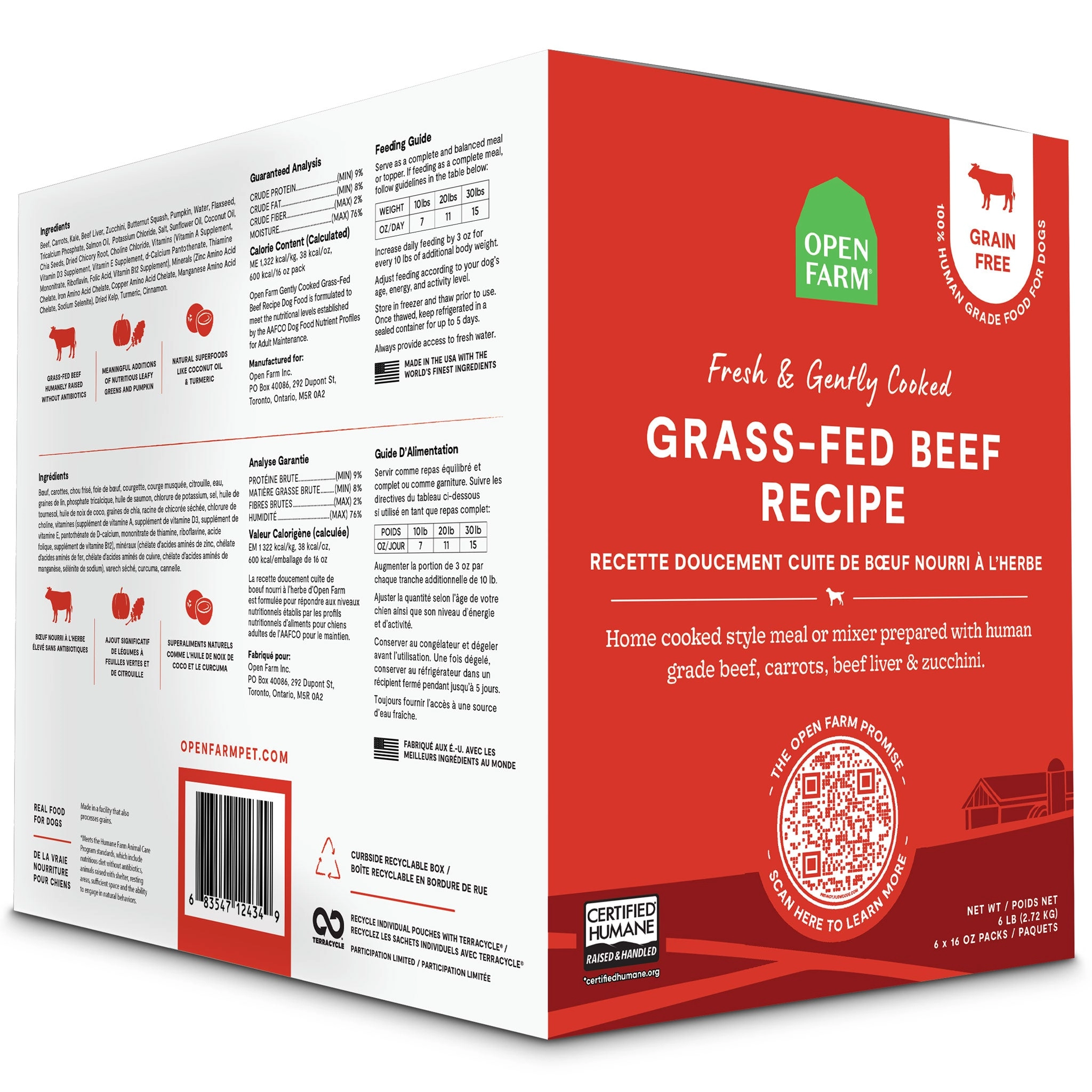 Open Farm Gently Cooked Dog Beef
