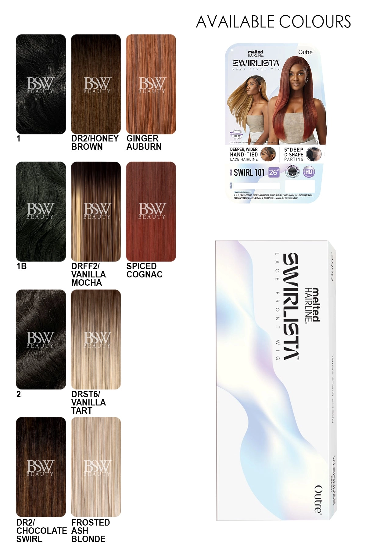OUTRE MELTED HAIRLINE SWIRLISTA - SWIRL 101