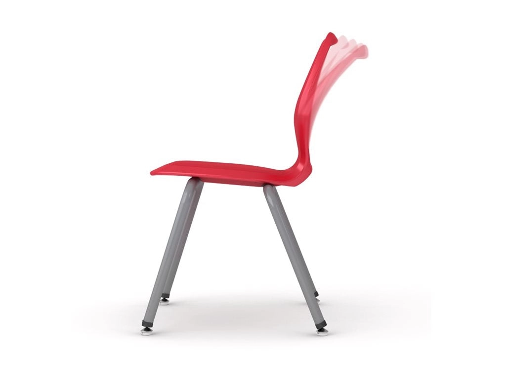 Paragon A&D Ready - Chair - injection molded polypropylene - fire truck red READY4L14-AT