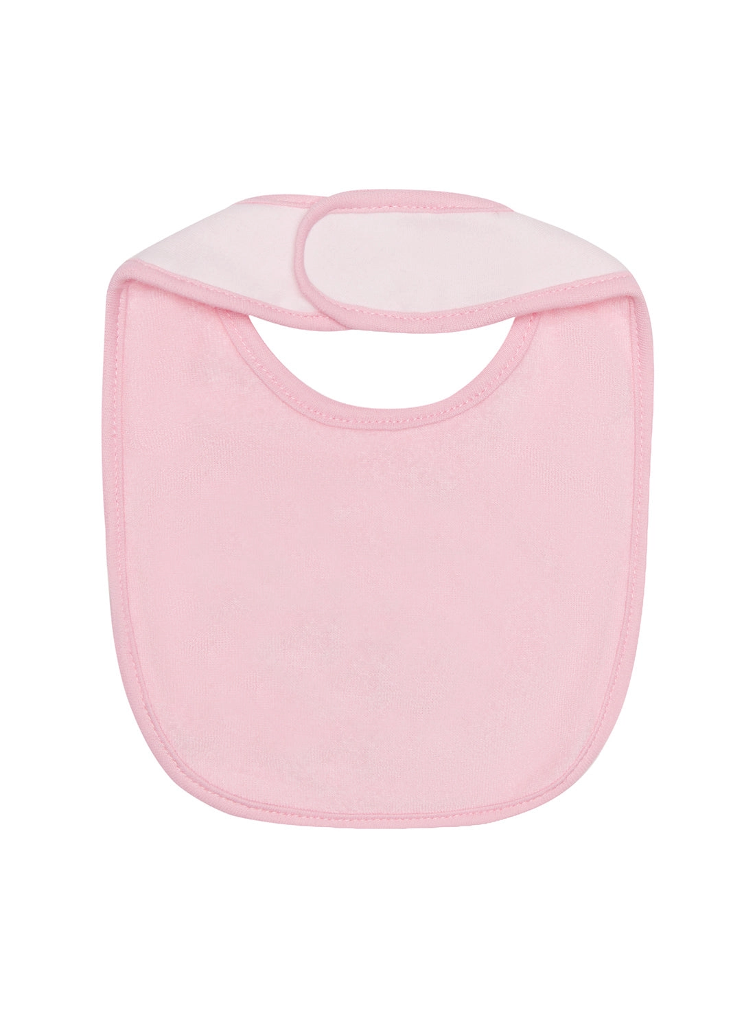 Pink Bear Logo Bib (0-9m)