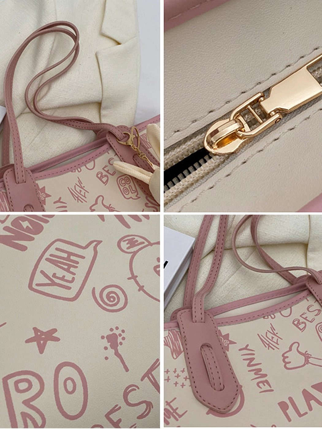 Playful Doodle Tote Bag