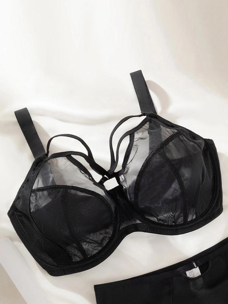 Plus Size Minimizer Bra Set – Flexible Wire Full Coverage