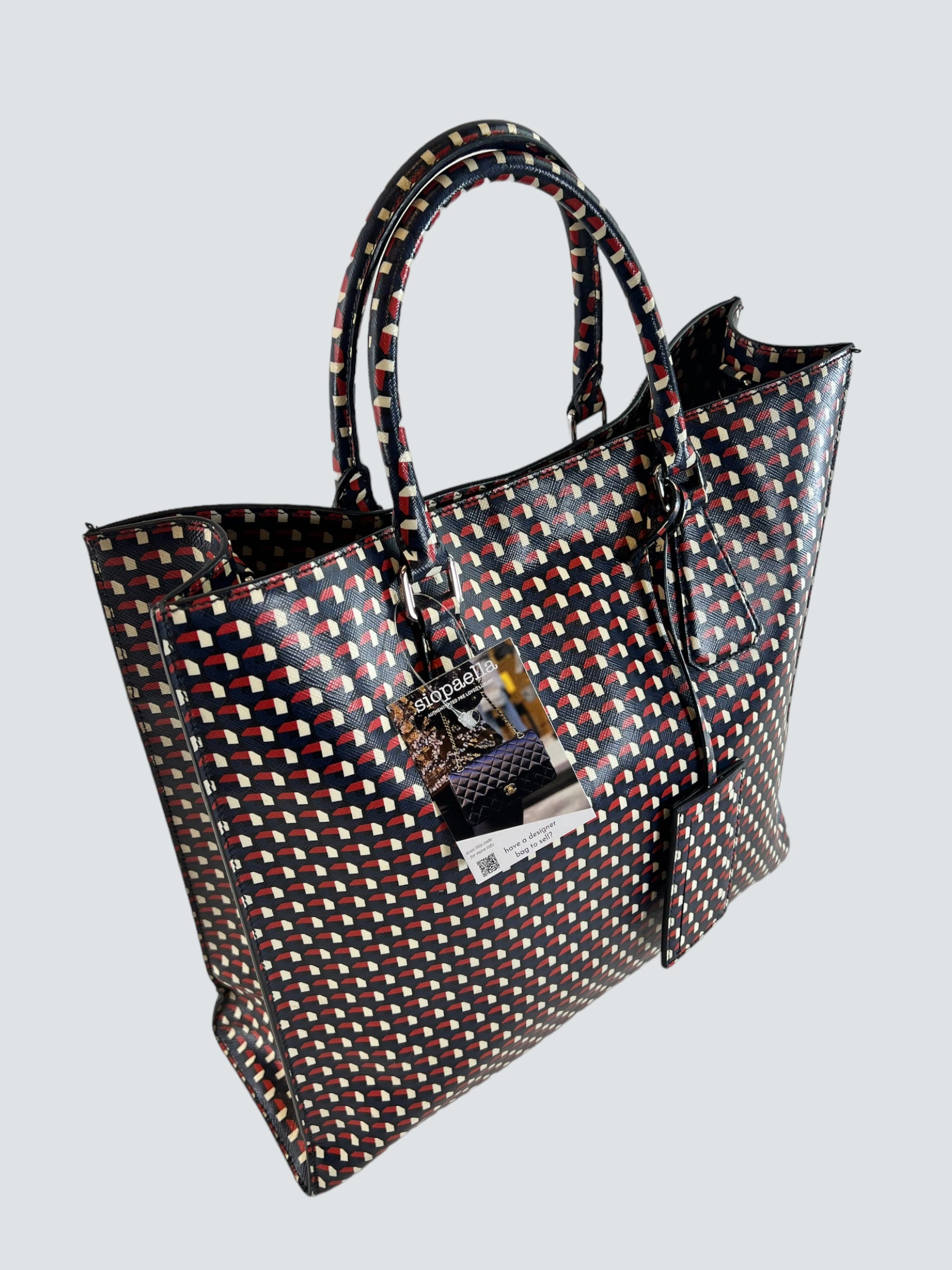 Prada Multi Colour Canvas / Vinyl Tote