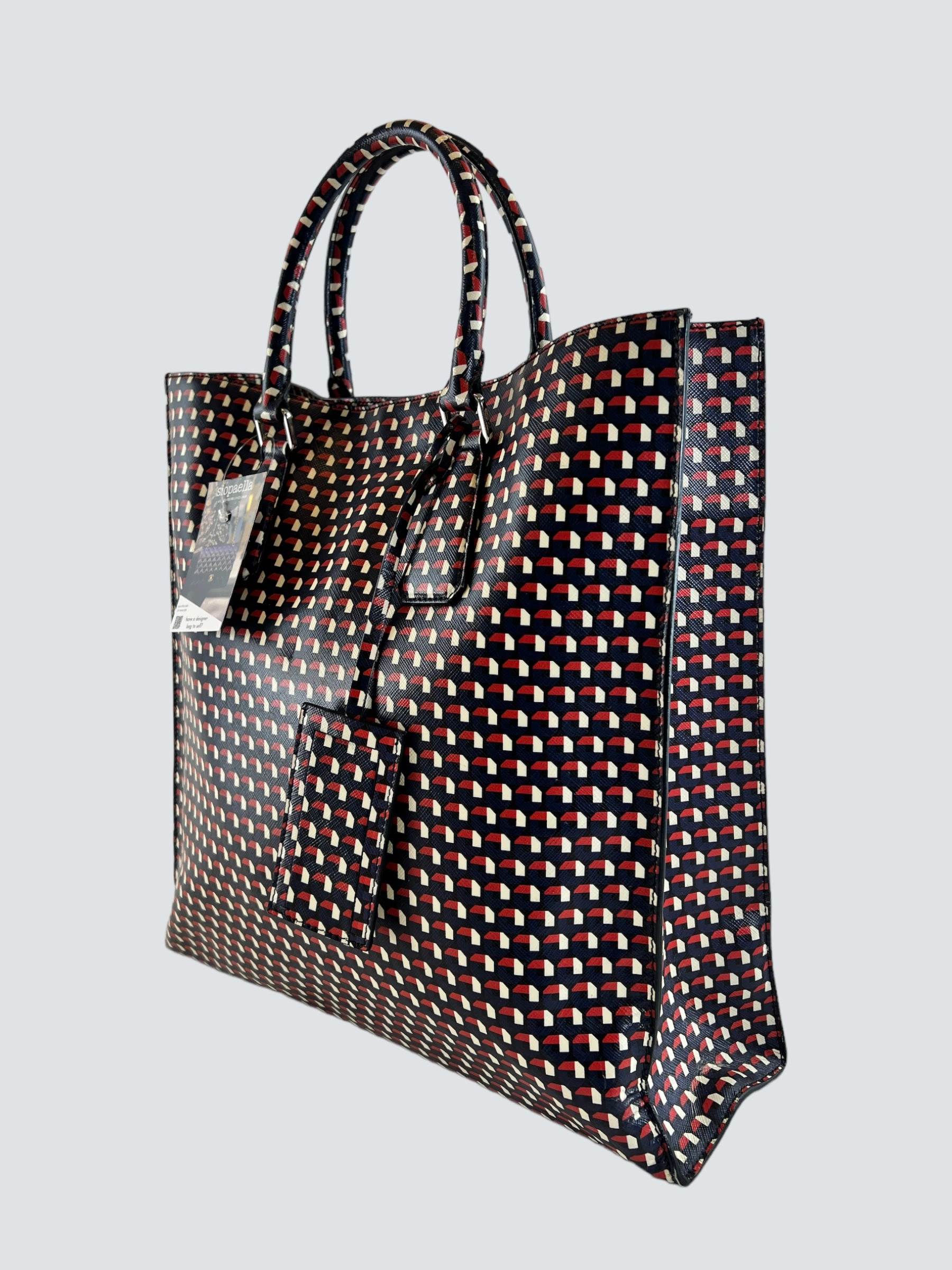 Prada Multi Colour Canvas / Vinyl Tote