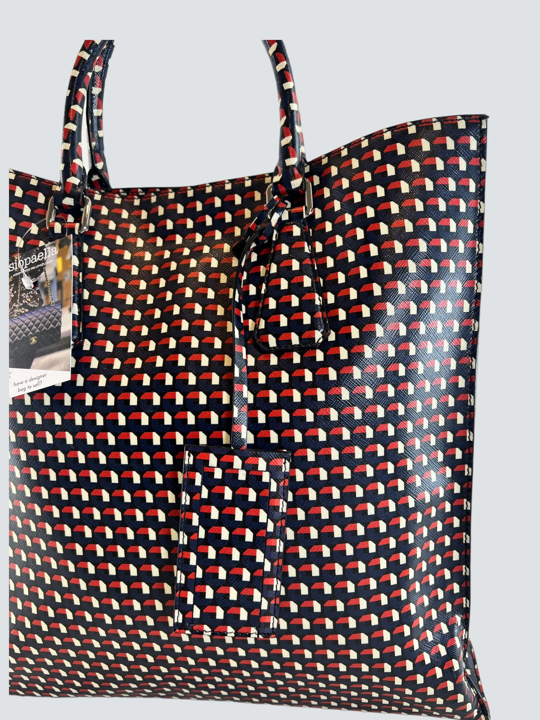 Prada Multi Colour Canvas / Vinyl Tote