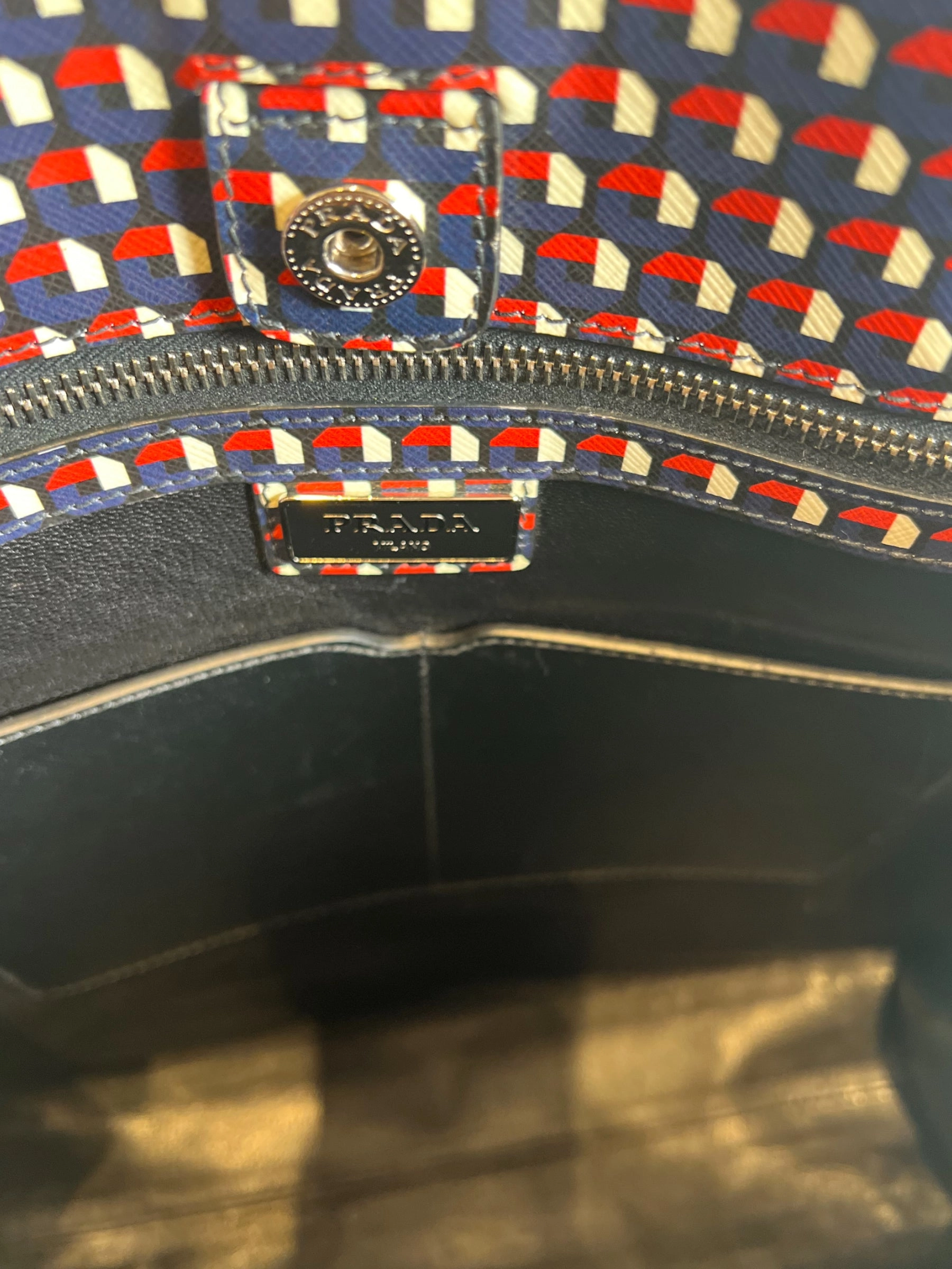 Prada Multi Colour Canvas / Vinyl Tote