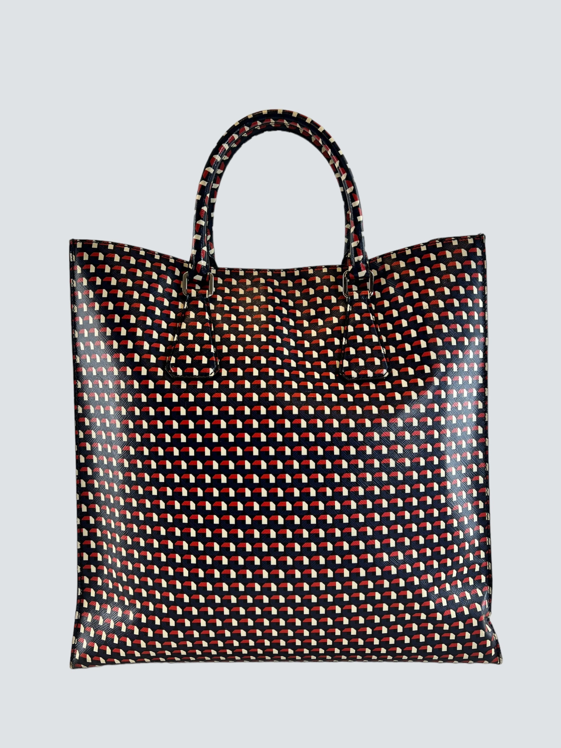 Prada Multi Colour Canvas / Vinyl Tote