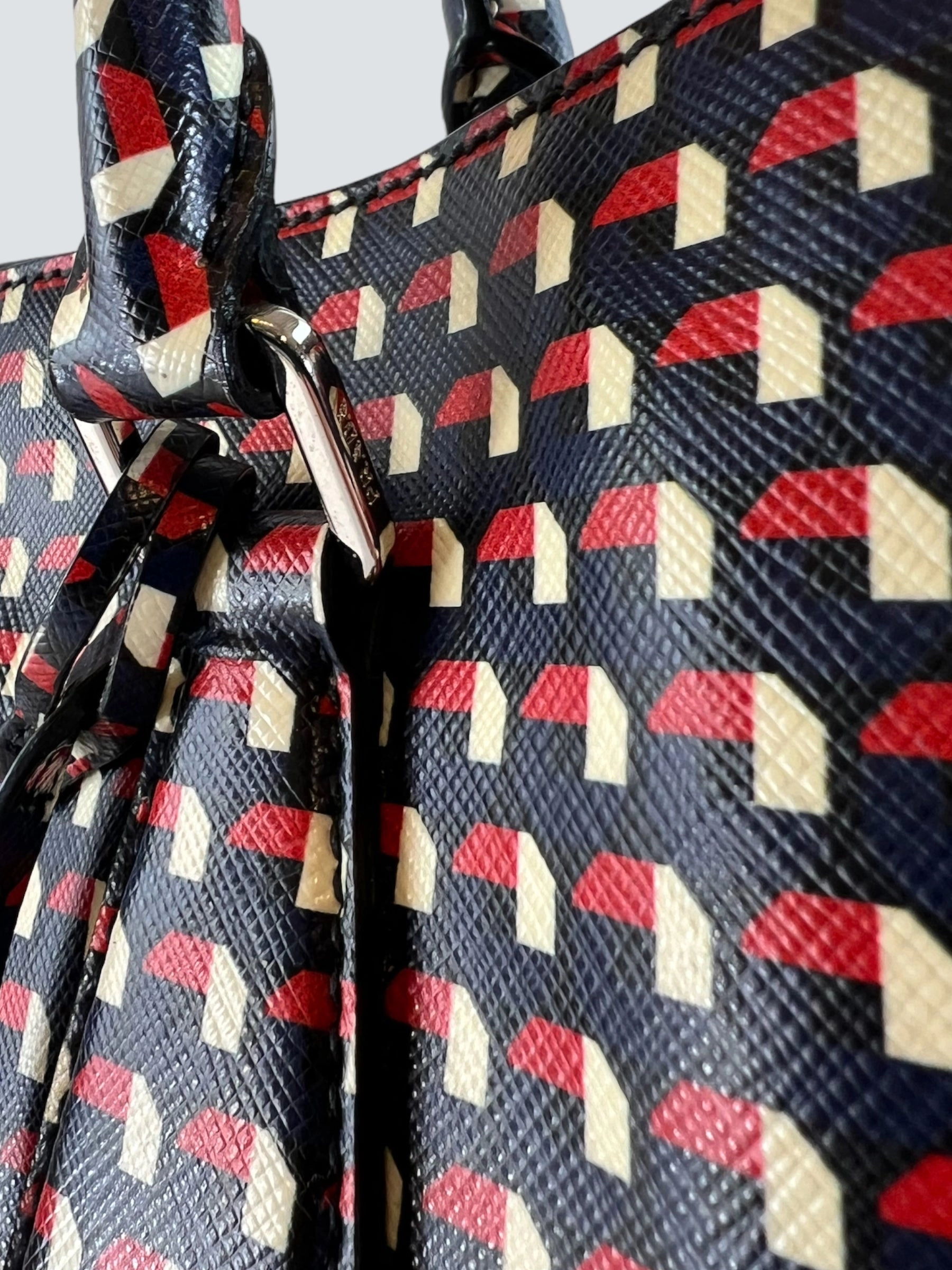 Prada Multi Colour Canvas / Vinyl Tote
