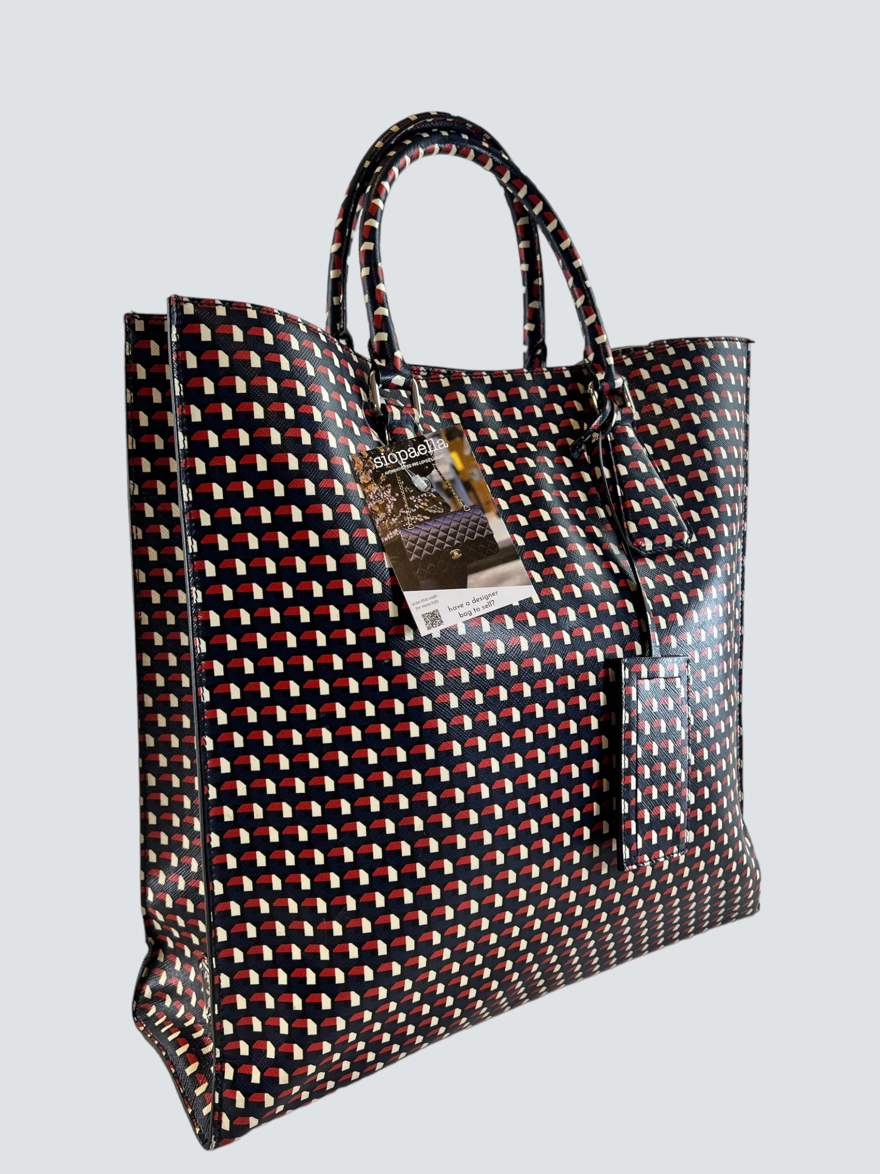 Prada Multi Colour Canvas / Vinyl Tote