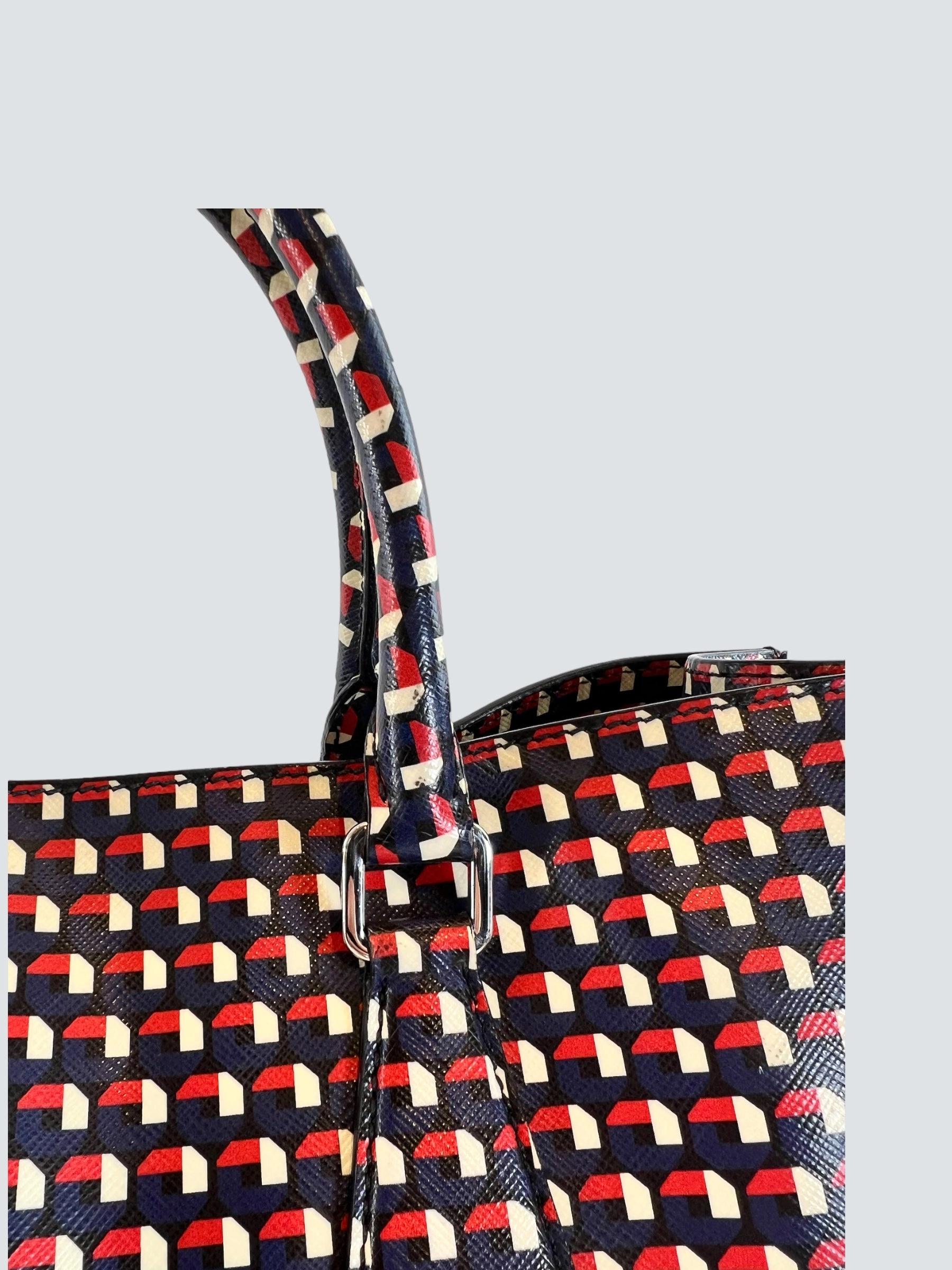 Prada Multi Colour Canvas / Vinyl Tote