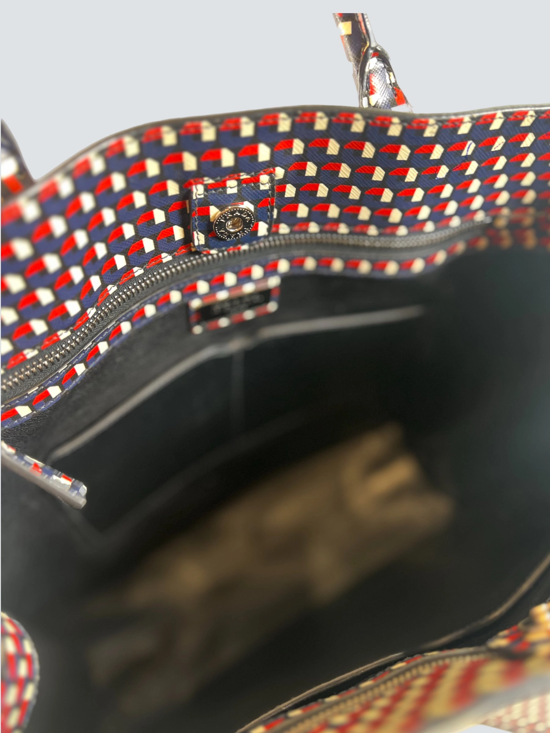 Prada Multi Colour Canvas / Vinyl Tote