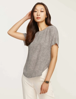 Rambling Mini Dot Bateau Blouse- Sale
