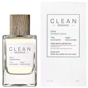 Reserve Smoked Vetiver by Clean perfume for women EDP 3.3 / 3.4 oz New In Box
