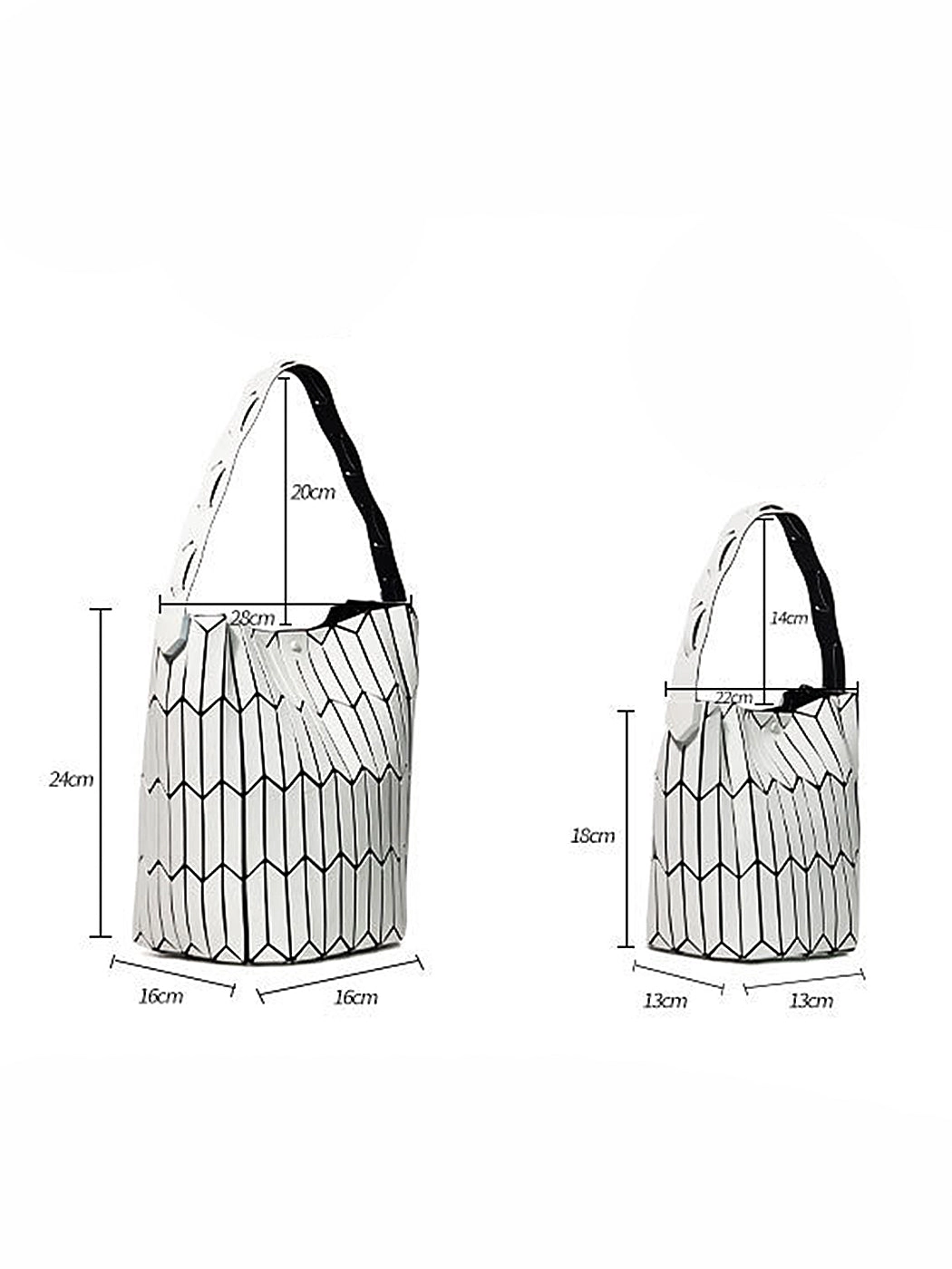 Rhombus Handheld Bucket Bag