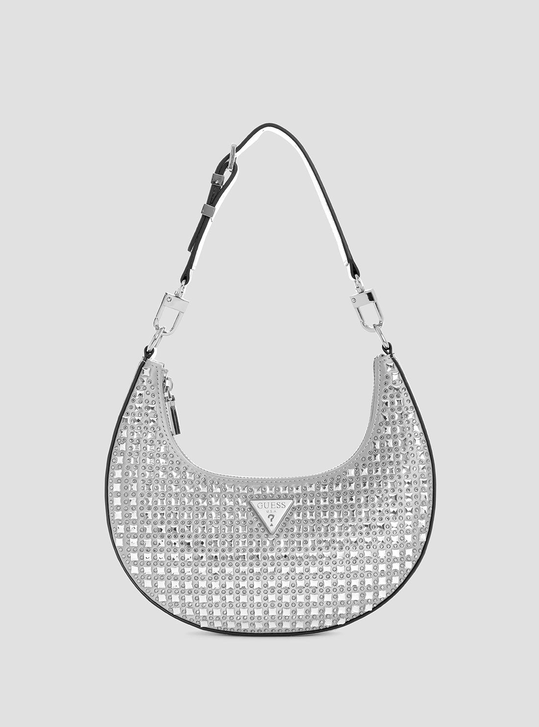Silver Lua Small Hobo Bag