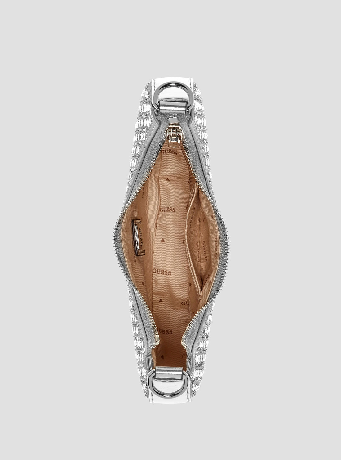 Silver Lua Small Hobo Bag