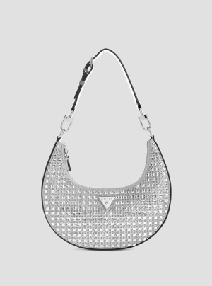 Silver Lua Small Hobo Bag